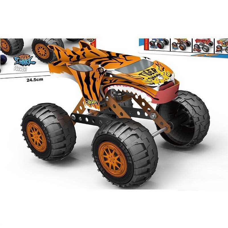 Конструктор металевий 124-8 (72/2) “Автомобіль”, інструменти, в коробці