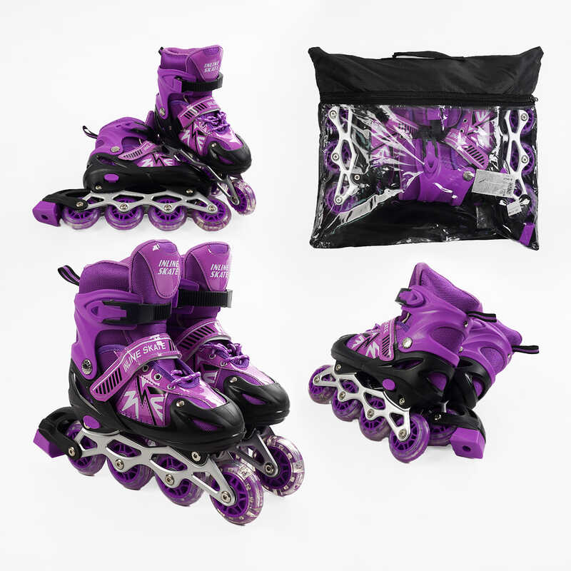 Ролики 31640-М /розмір 34-38/ колір – ФІОЛЕТОВИЙ  