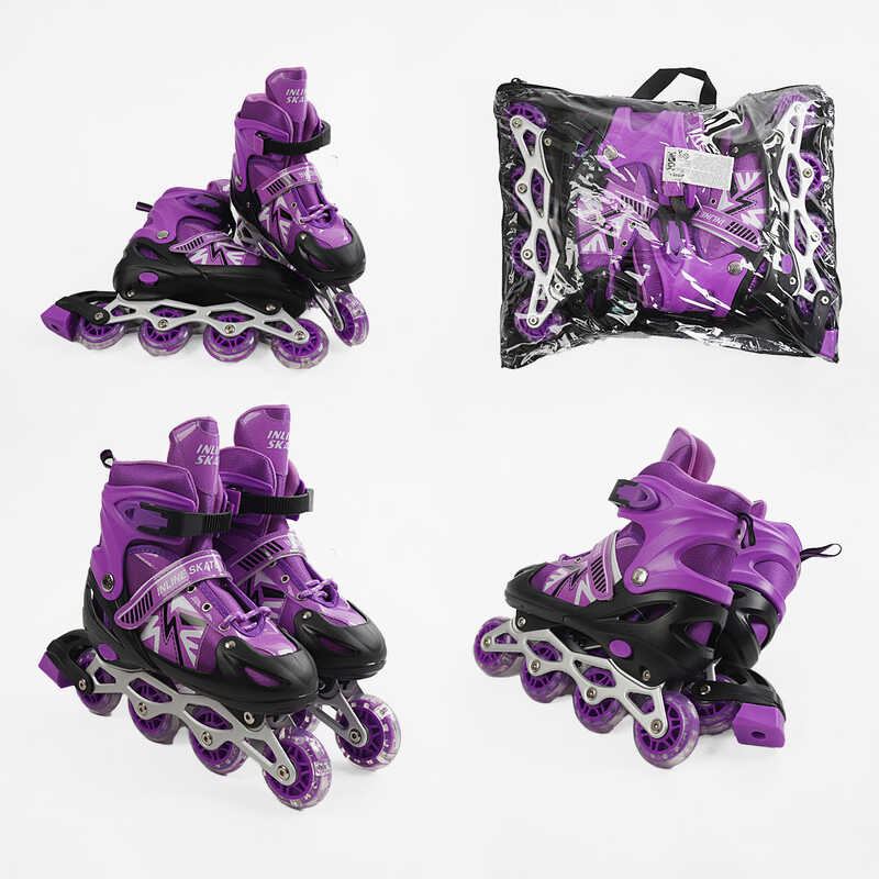 Ролики 40566-L /розмір 39-43/ колір – ФІОЛЕТОВИЙ  