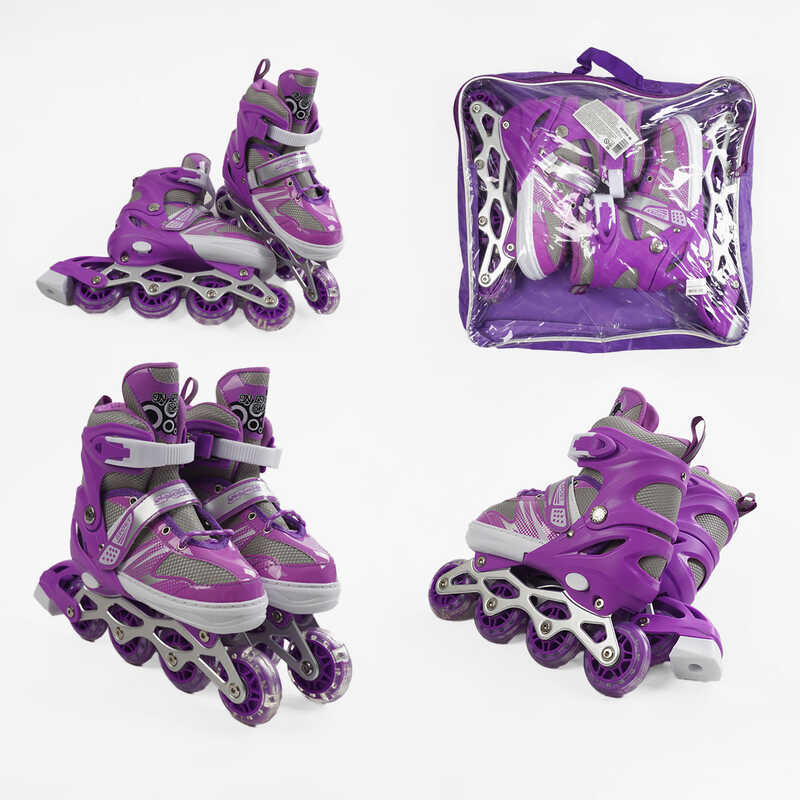 Ролики 88369-М /розмір 34-38/ колір – ФІОЛЕТОВИЙ  