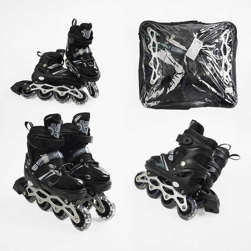 Ролики 86937-М /розмір 34-38/ колір – ЧОРНИЙ  