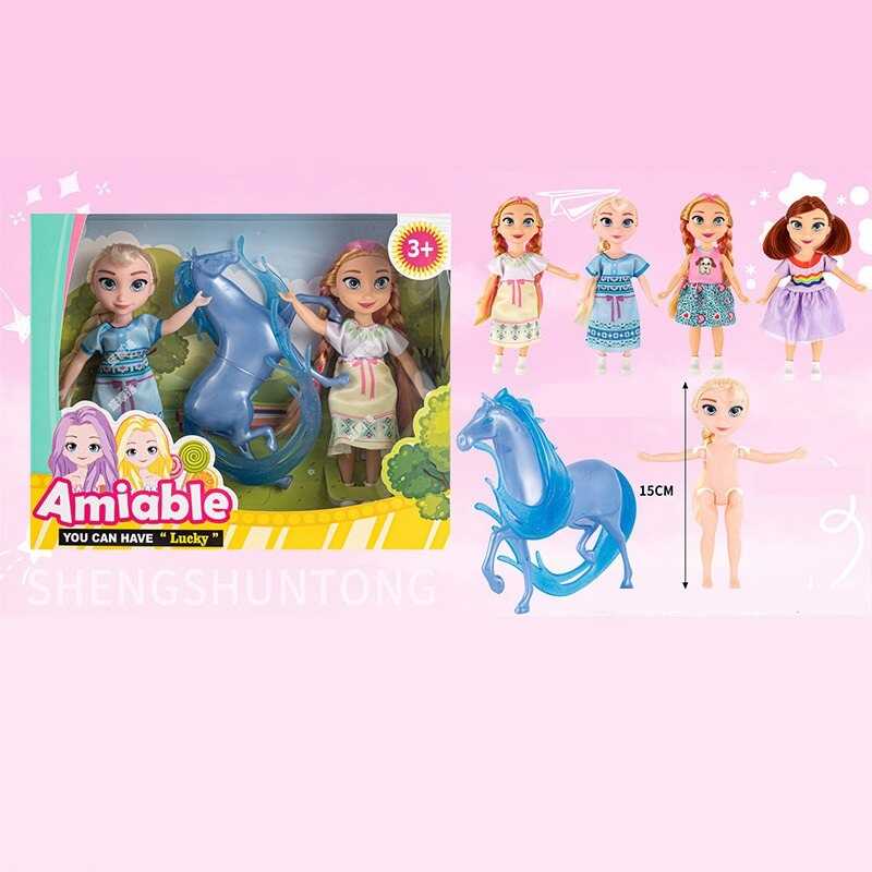 Набір ляльок ST 55661-1 (96/2) висота - 16 см, знімний одяг, знімне взуття, , рухомі елементи, в коробці