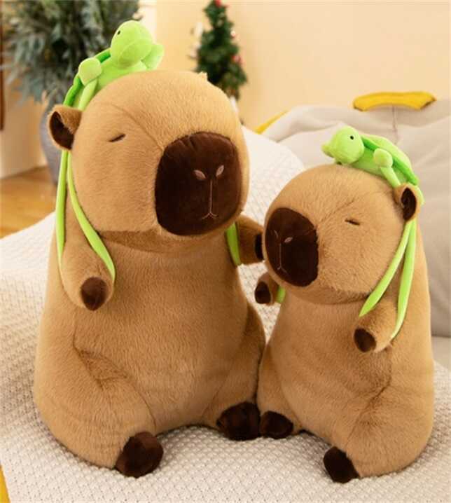 М`яка іграшка M 18193 (75) 37 см, “Капібара”, знімний рюкзачок