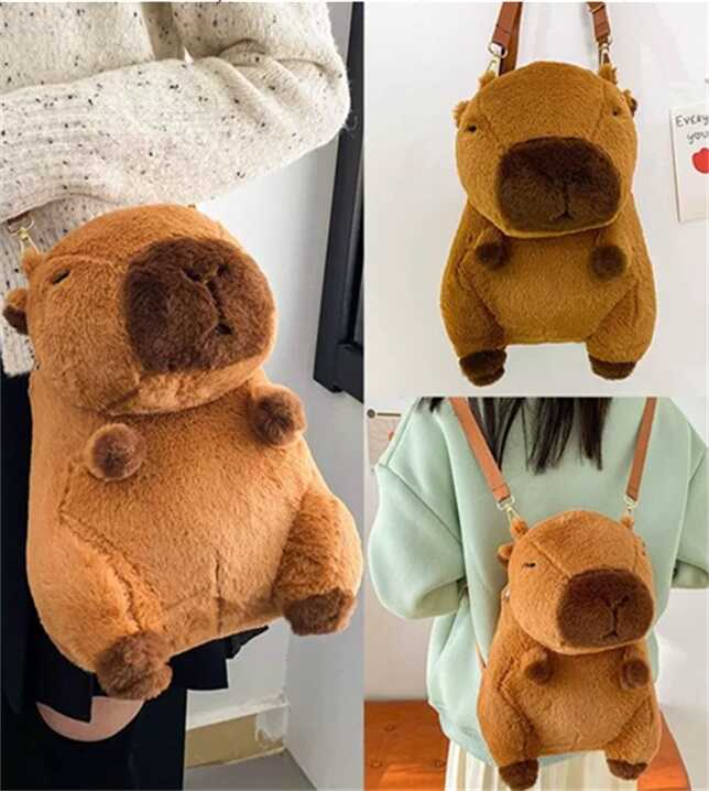 Рюкзак M 18211 (200) “Капібара", висота: 27 см, 1 відділення, регульована довжина лямок