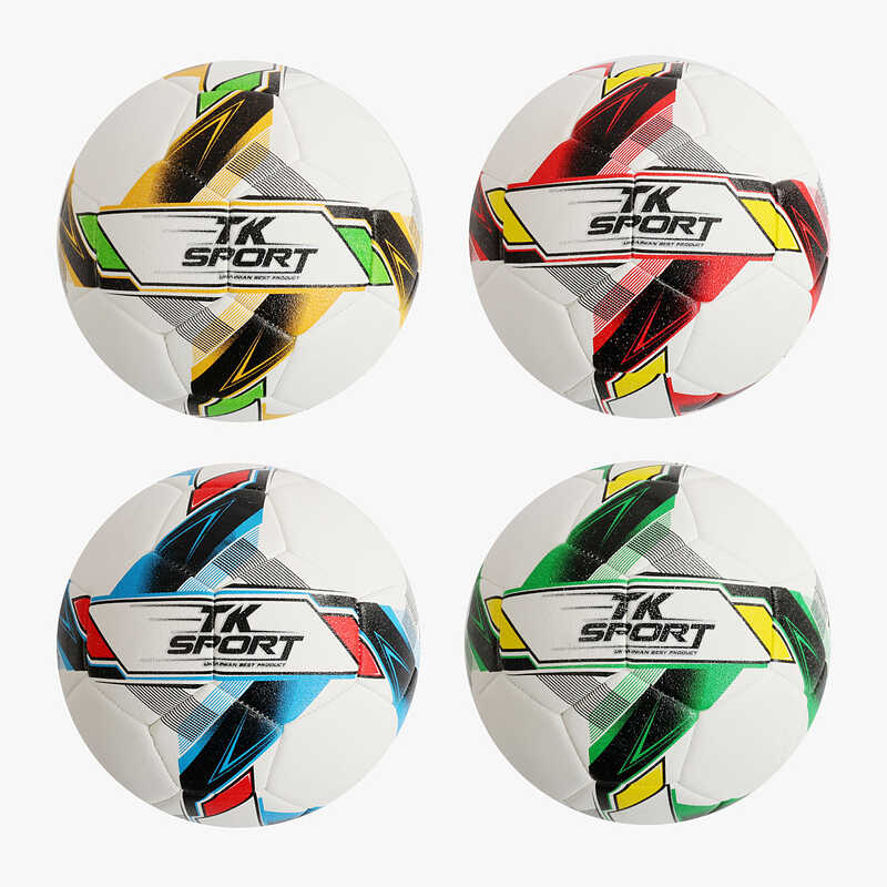 М`яч футбольний C 69374 (60) вага 400-420 грамів, матеріал PU, балон гумовий, розмір №5, ВИДАЄТЬСЯ ТІЛЬКИ МІКС ВИДІВ