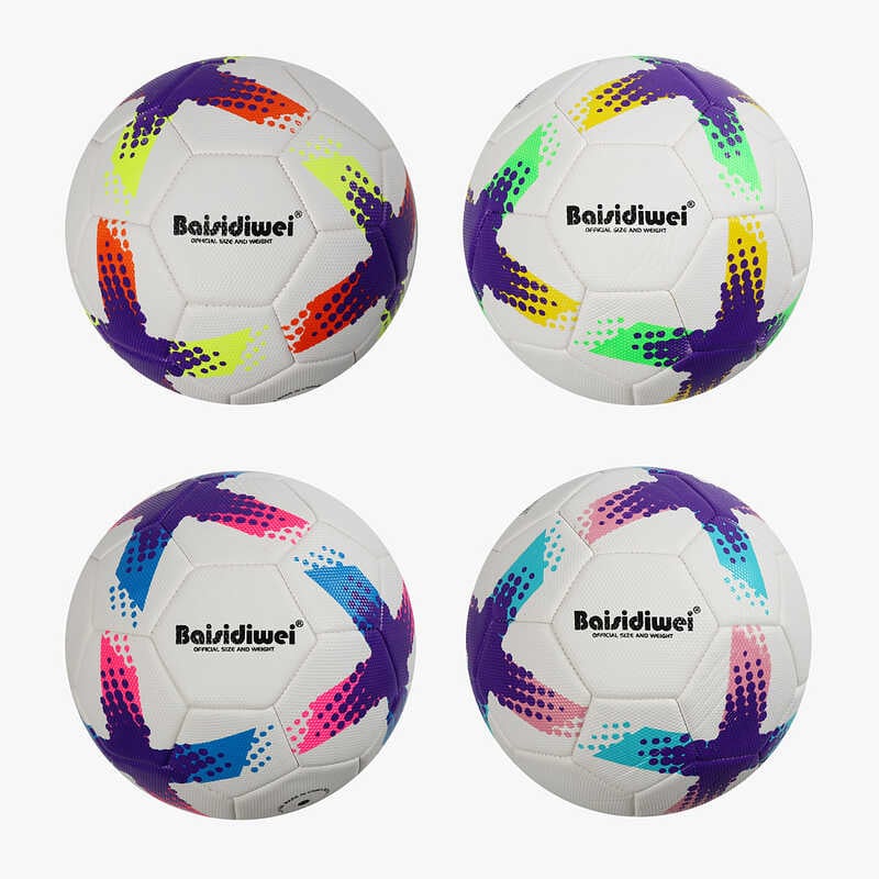 М`яч футбольний C 70461 (60) 4 види, вага 400-420 грамів, матеріал PU, балон гумовий, розмір №5, ВИДАЄТЬСЯ ТІЛЬКИ МІКС ВИДІВ