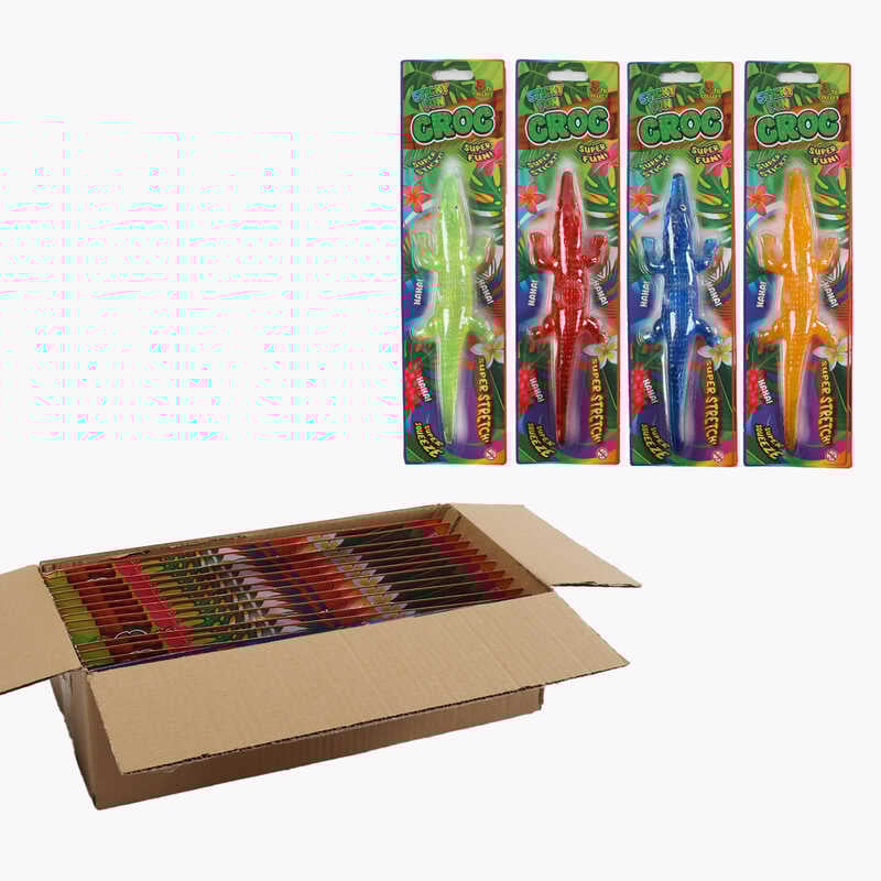 Тягучка C 68828 (12) ЦІНА ЗА 12 ШТУК В БЛОЦІ, “Крокодил”, в коробці 