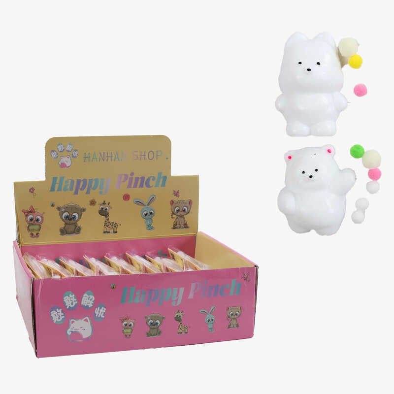 Гра антистрес C 72386 (24) ЦІНА ЗА 16 ШТУК В БЛОЦІ, "Ведмедики", в коробці