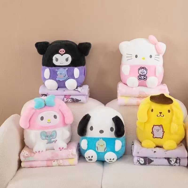 М`яка іграшка M 18373 (50) розмір: 30х22х33 см, герой, муфта, плед, ВИДАЄТЬСЯ ТІЛЬКИ МІКС ВИДІВ