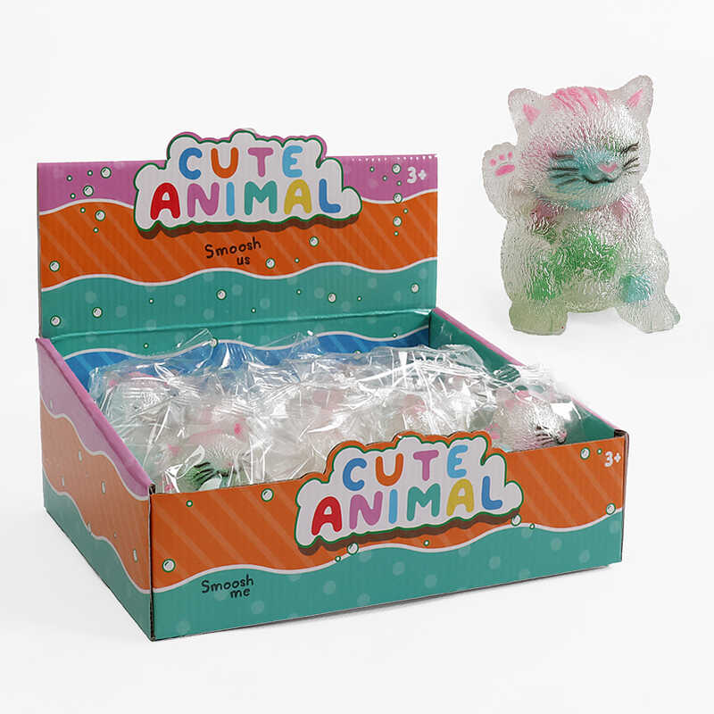 Гра антистрес M 18590 (12) ЦІНА ЗА 12 ШТУК В БЛОЦІ, "Котик", в коробці