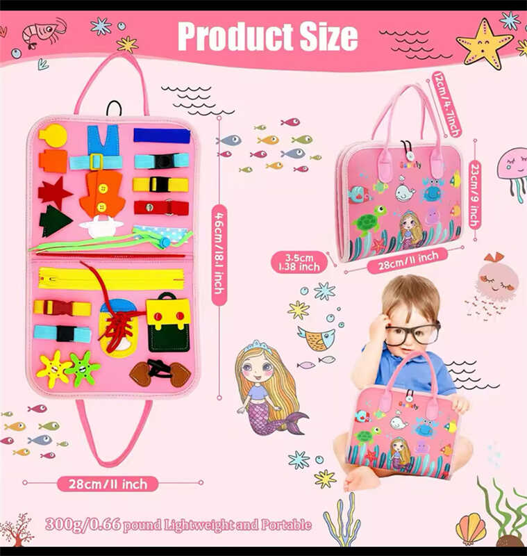 Логічна папка C 70900 (50) фетр, часові позначення, пазли, рухомі шестерні, ремінці, липучки, пряжки, в пакеті