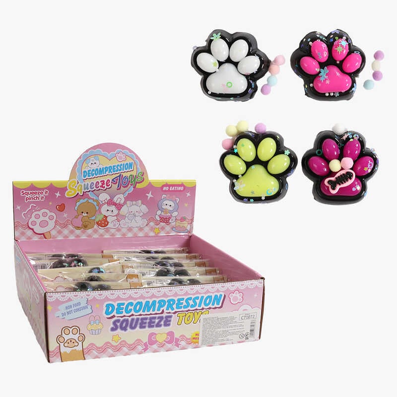 Гра антистрес C 71072 (32) ЦІНА ЗА 12 ШТУК В БЛОЦІ, "Лапка", в коробці 