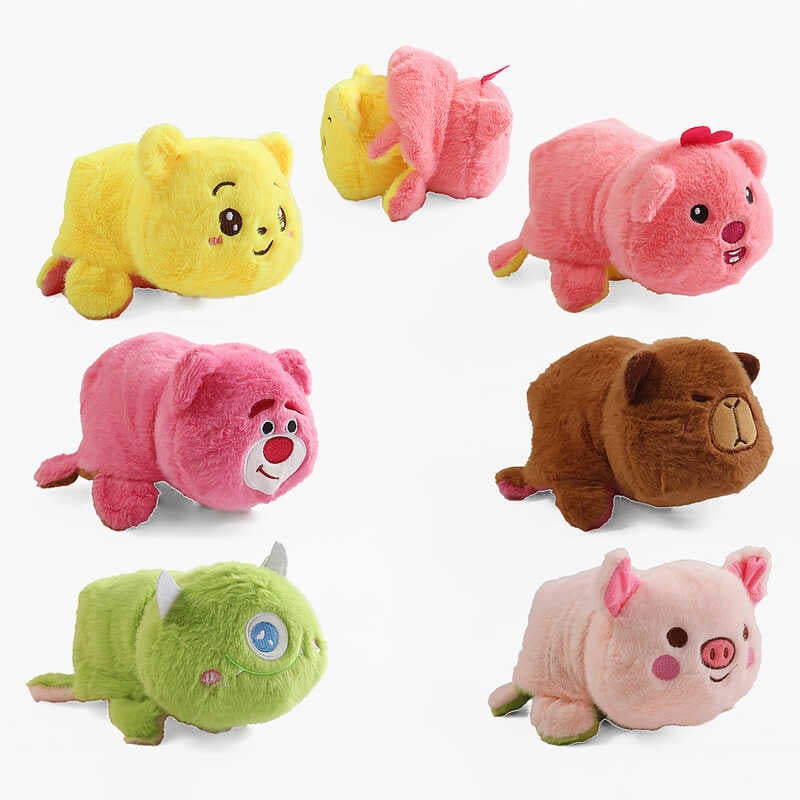 М`яка іграшка M 18461 (300) 3 види, 2в1, двостороння, вивернушка, довжина 17 см, ВИДАЄТЬСЯ ТІЛЬКИ МІКС ВИДІВ