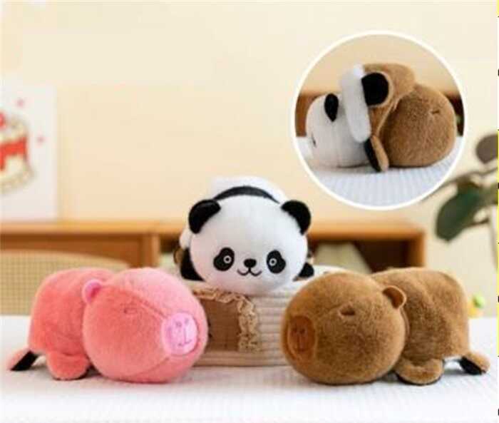 М`яка іграшка M 18466 (300) 2в1, двостороння, вивернушка, довжина 21 см, ВИДАЄТЬСЯ ТІЛЬКИ МІКС ВИДІВ