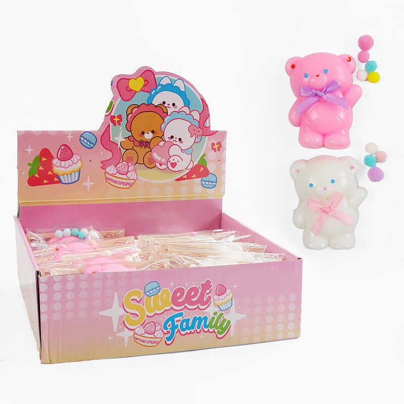 Гра антистрес C 71236 (24) ЦІНА ЗА 14 ШТУК В БЛОЦІ, “Ведмедик”, в коробці