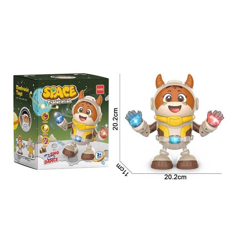 Музична іграшка RS 9050 C (60/2) танцює, мелодія, підсвічування, в коробці