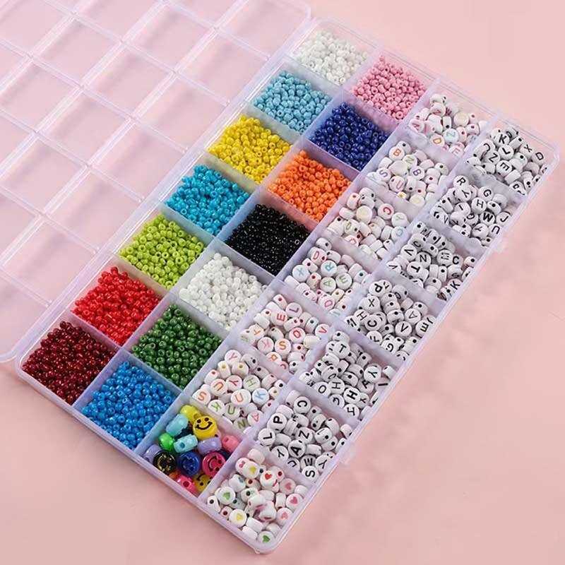 Набір бісеру 610-35 D (120) ножиці, ліска, у боксі