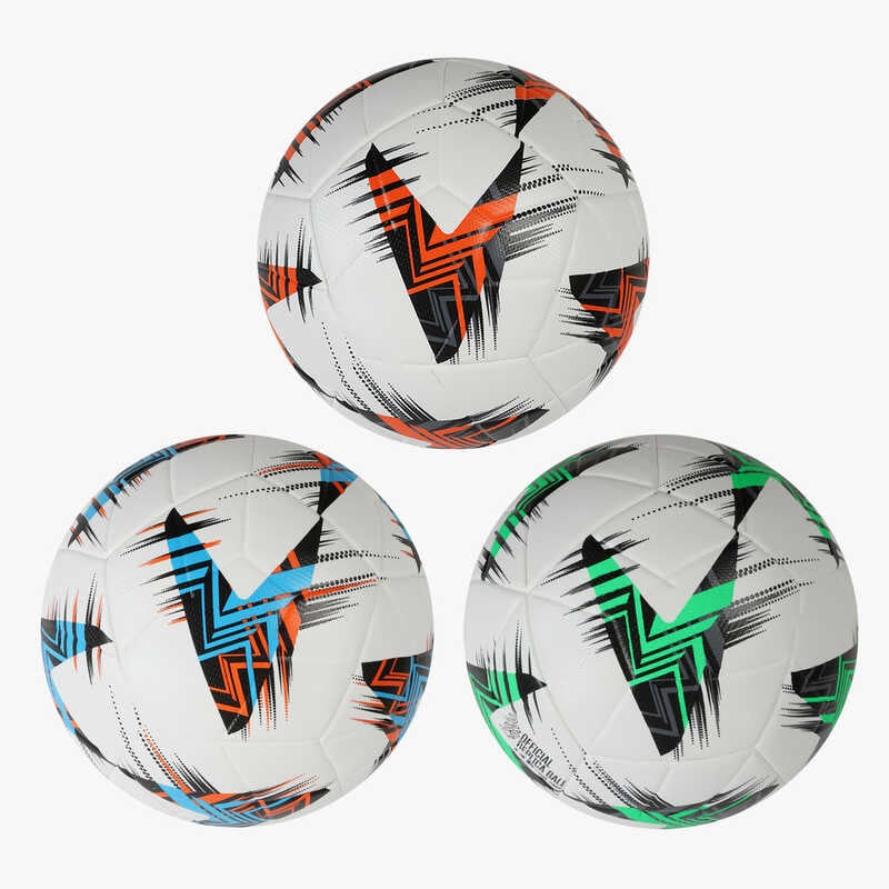 М`яч футбольний M 50359 (30) 3 види, вага 420 грамів, матеріал PU, гумовий балон, ВИДАЄТЬСЯ ТІЛЬКИ МІКС ВИДІВ