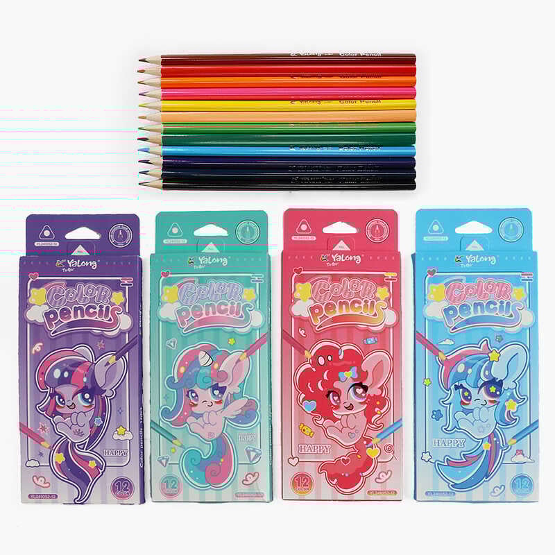 Олівці C 72688 (240) 4 види, 12 штук, в коробці, ВИДАЄТЬСЯ ТІЛЬКИ МІКС ВИДІВ