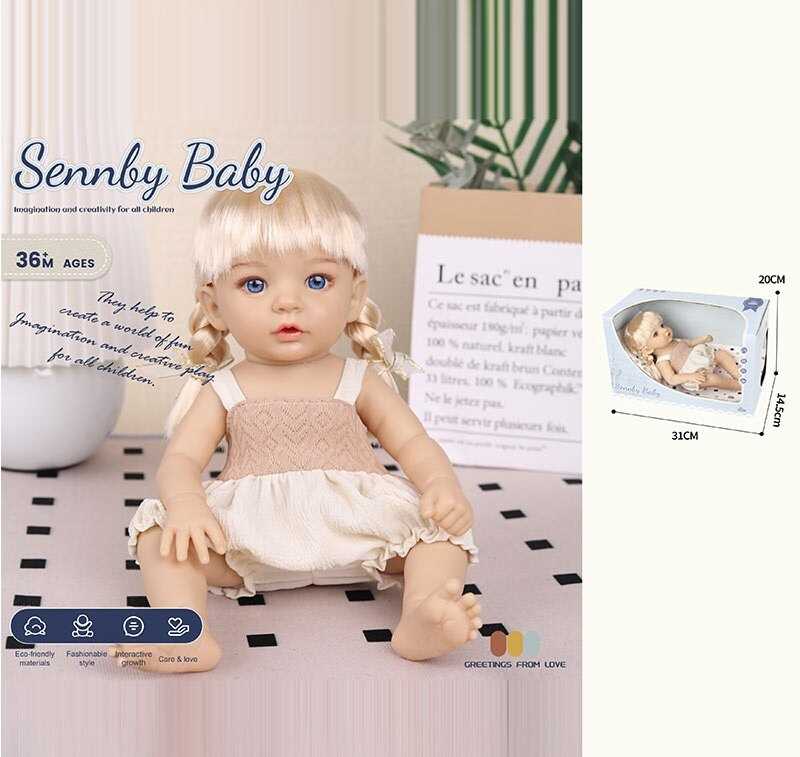 Лялька SNB 222 O (36) висота: 31 см, знімний одяг, рухливі кінцівки, в коробці 