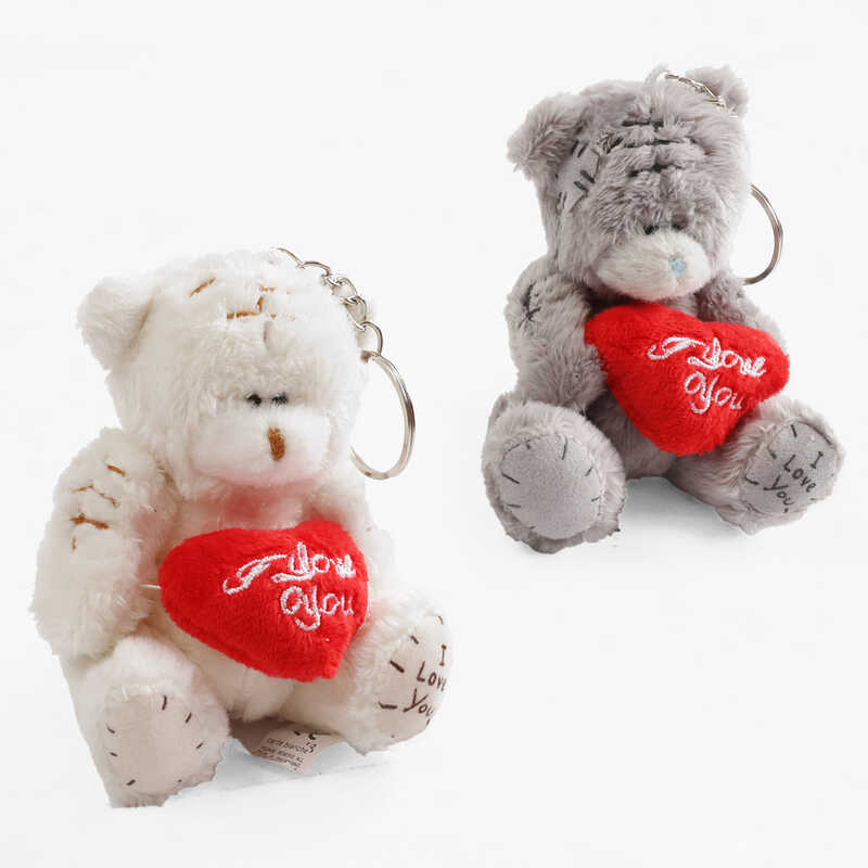 Брелок M 17960 (1800) ЦІНА ЗА 1 ШТУКУ, “Ведмідь”, висота 8 см, металеве кільце