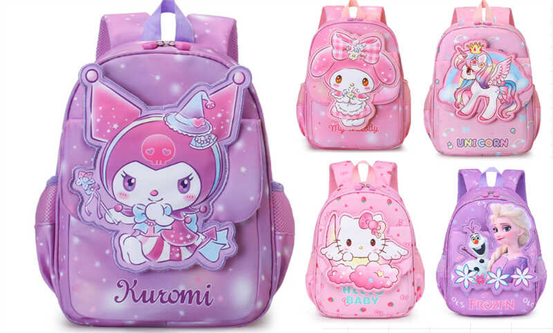 Рюкзак C 71650 (100) 5 видів, 25х13х32 см, 1 відділення, 1 внутрішня кишеня, 1 зовнішня, 2 бокові, в пакеті, ВИДАЄТЬСЯ МІКС 