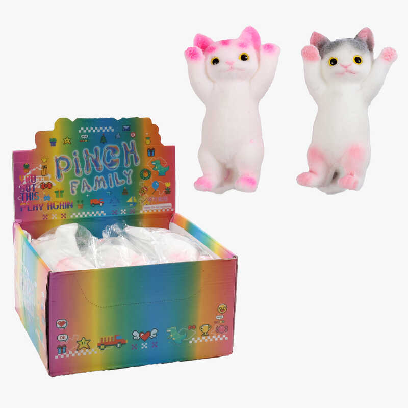 Гра антистрес C 72478 (12) ЦІНА ЗА 6 ШТУК В БЛОЦІ, “Котик”, розмір 17х7х7 см, в коробці