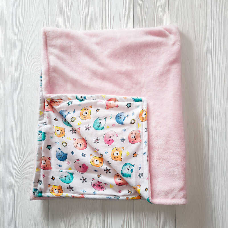 гр Плед дитячий для немовлят "Ведмедики" 22378 (1) тканина ФЛАНЕЛЬ premium, велсофт, розмір 100*80 см "Bimbo"