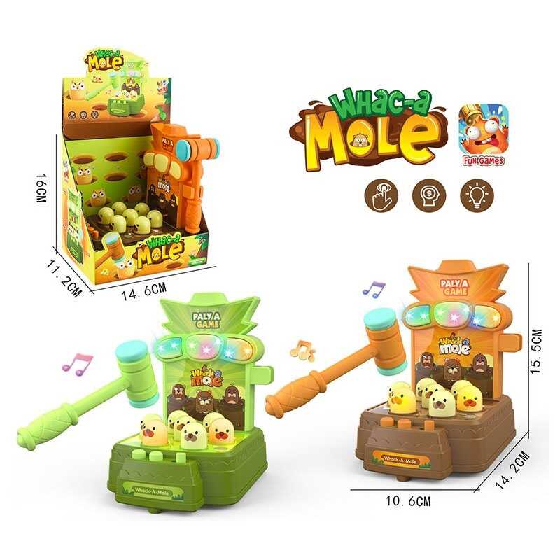 Стукалка 105-1 (120) 2 кольори, в коробці