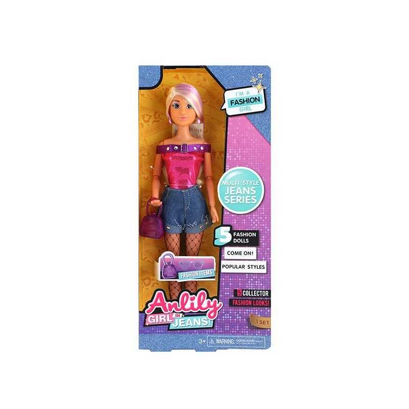 Лялька 616068 E (48) висота: 30 см, шарнірні з’єднання рук, голова та руки: гума, тіло та ноги: пластик, знімний одяг та взуття, аксесуари, в коробці