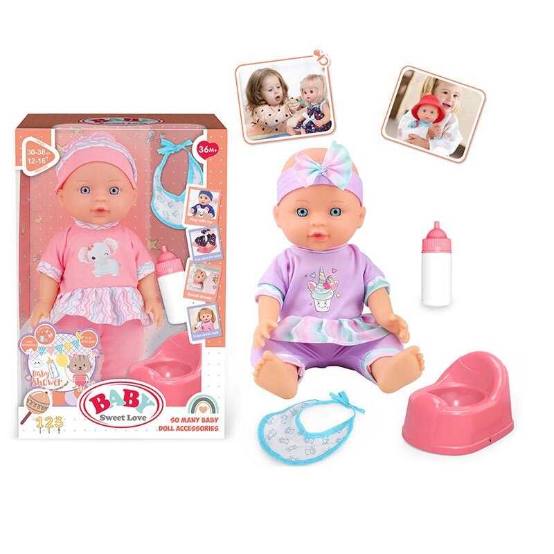 Пупс 7933 D 1 (48) висота 30 хв, п`є, ходить в туалет, горщик, пляшечка, в коробці