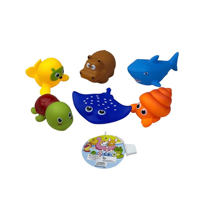 Набір пискавок 037-263 (216/2) “Морські мешканці”, 6 штук, в сітці