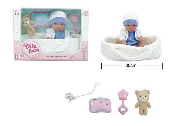 Пупс YL 2512 D-A (24) в коробці