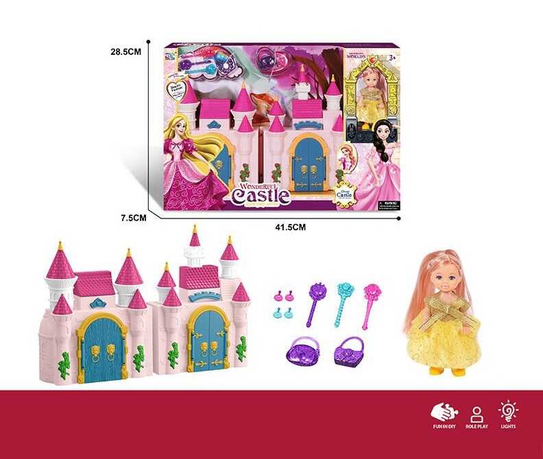 Замок з лялькою KDL 58 (36/2) в коробці