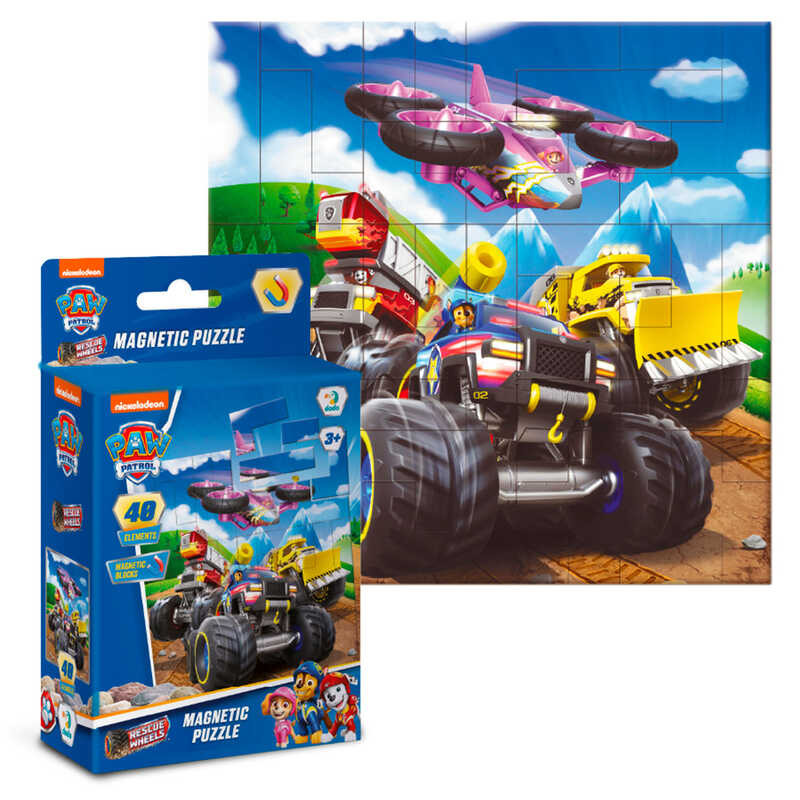 гр Магнітний пазл "Колеса" 200650 на 40 елементів (28) "DoDo"