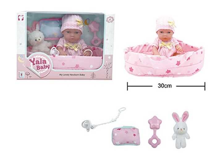 Пупс YL 2512 D-G (24) в коробці
