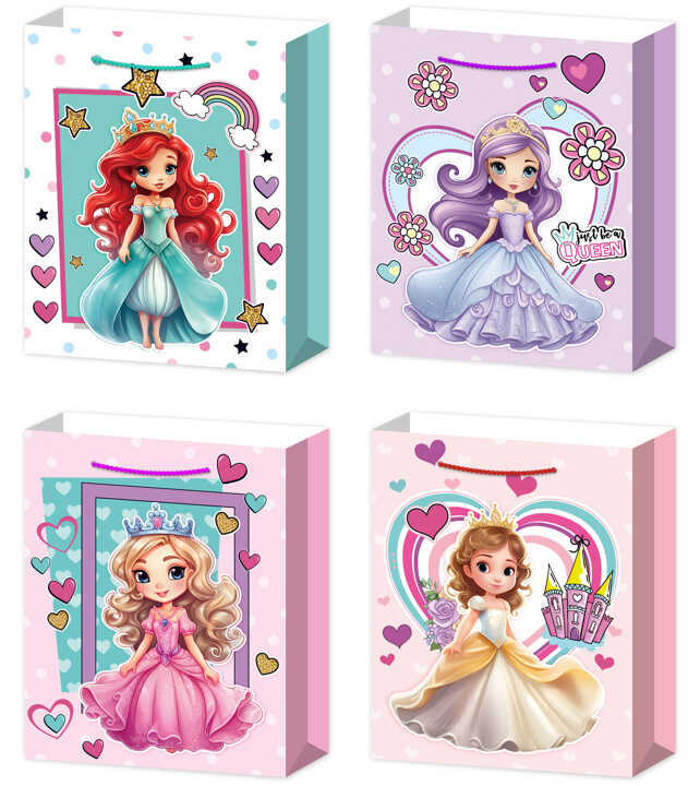 Пакет подарунковий C 75719 (480) 4 види, ВИДАЄТЬСЯ ТІЛЬКИ МІКС ВИДІВ