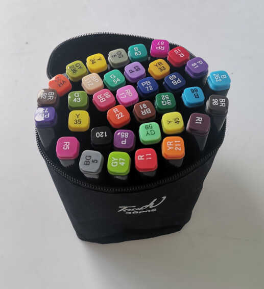 Набір маркерів C 65301 (40) 36 штук, у чохлі