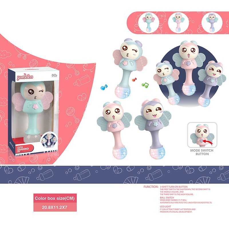 Брязкальце музичне RT 672 (72) на батарейках, підсвічування, звук, пісні англійською мовою, реагує на рух, в коробці, ВИДАЄТЬСЯ ТІЛЬКИ МІКС ВИДІВ