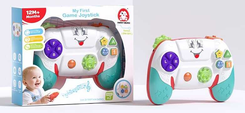 Пульт EA 044 (48) підсвічування, звуки, озвучення англійською мовою, пісні англійською мовою, пальчикові ігри, в коробці