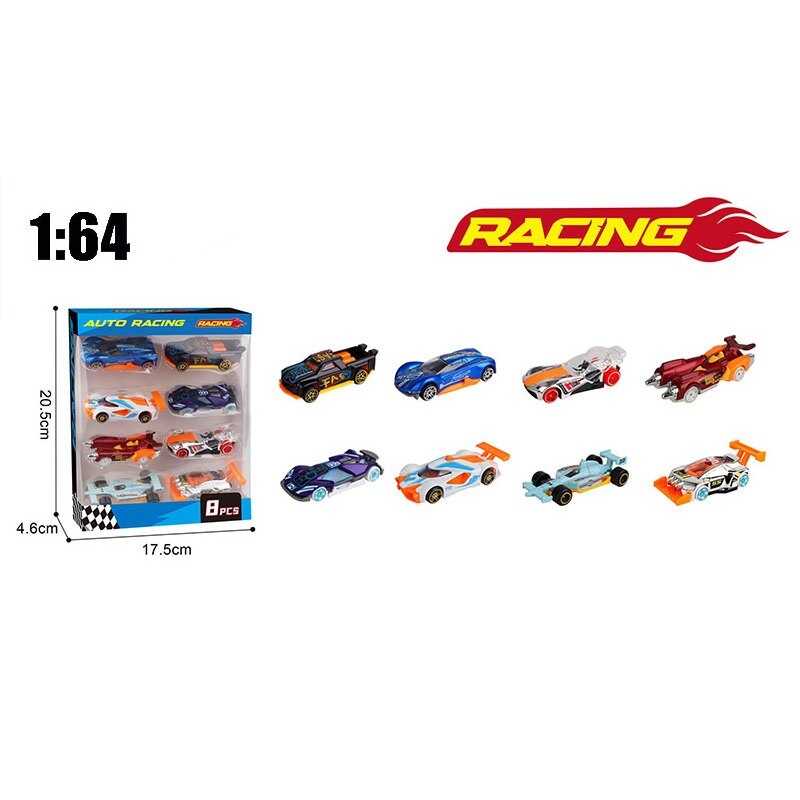 Набір машин SL 3306 (96) масштаб: 1:64, 8 металопластикових моделей, в коробці