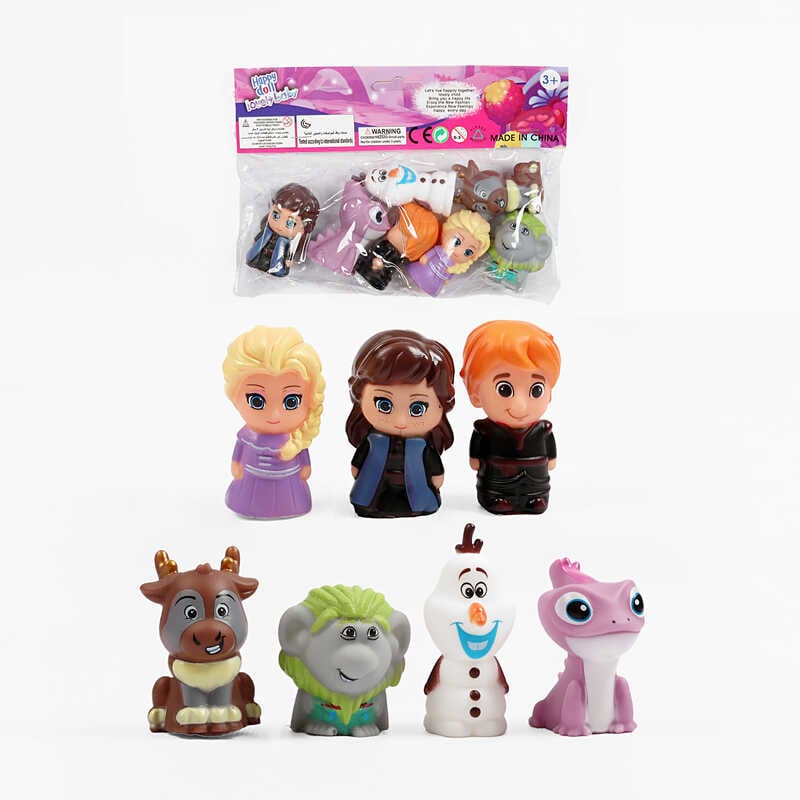 Пальчиковий театр DJ 2353 (360/2) 7 фігурок, герої, гумові, в пакеті