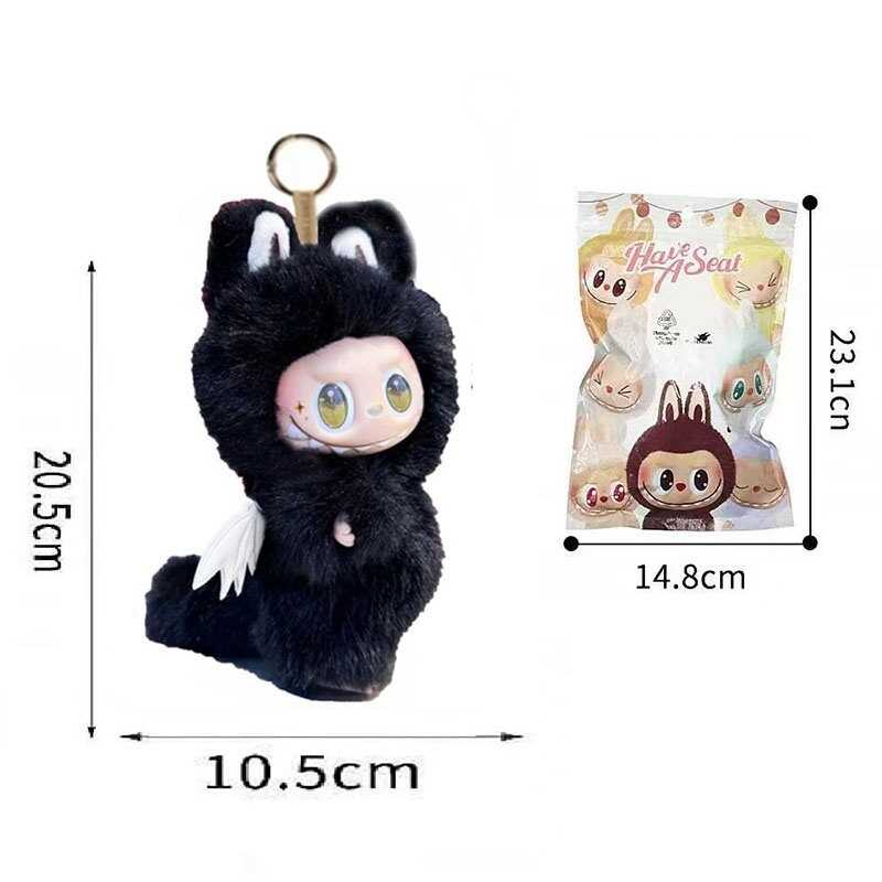 М`яка іграшка-брелок AK 137 (192) герой-сюрприз, висота 20.5 см, обертається голова, рухомі кінцівки, металеве кільце, в пакеті