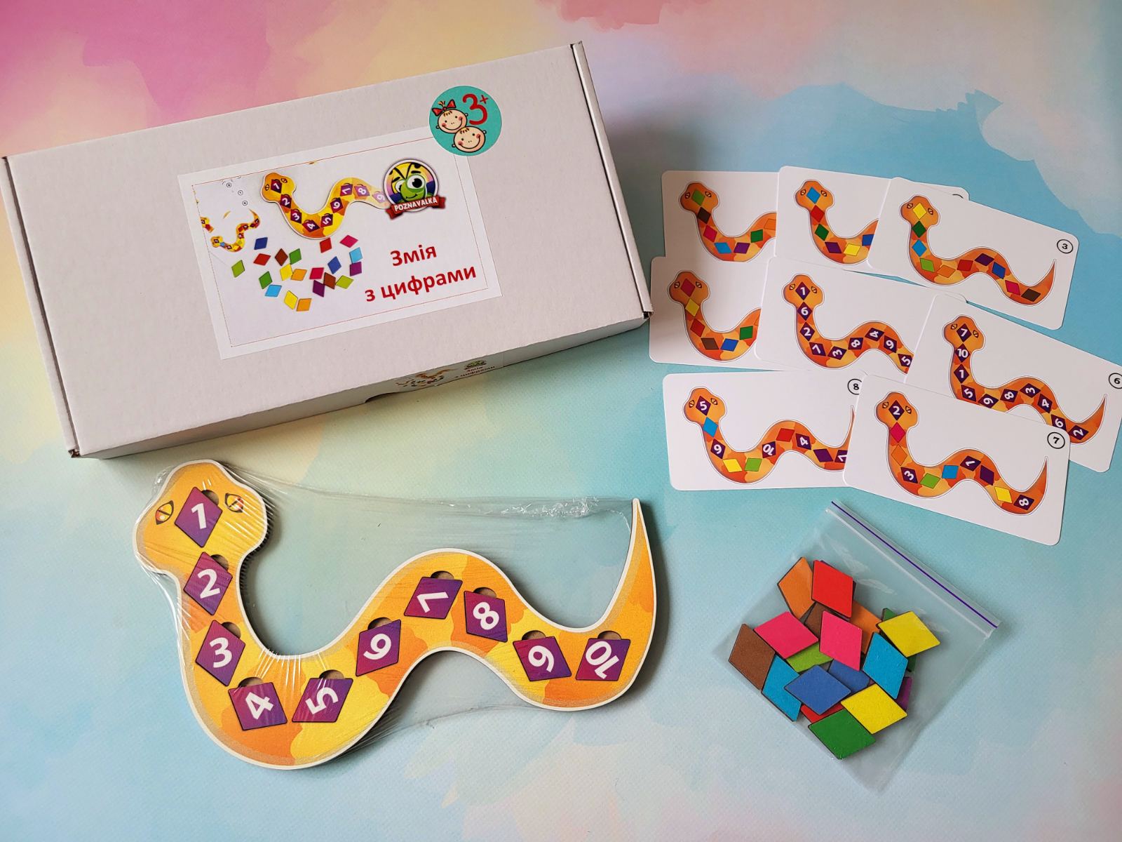 Змія з цифрами