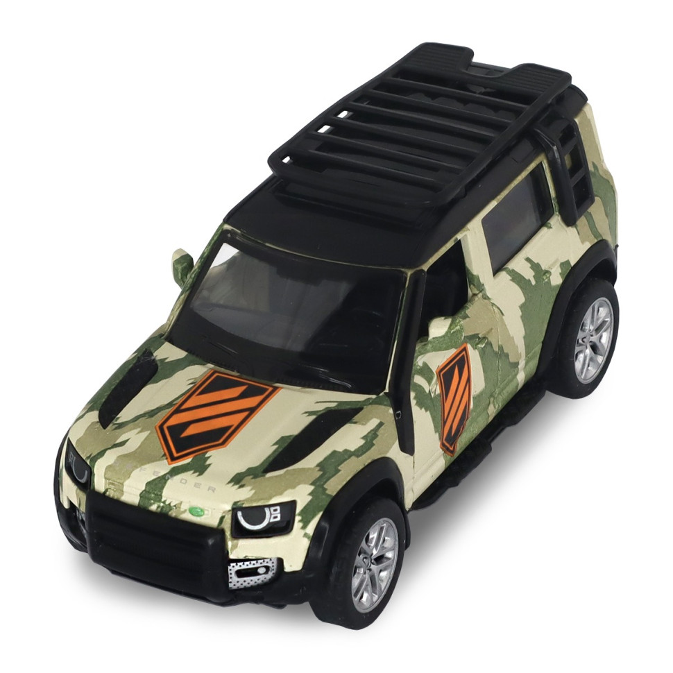 Автомодель серии "Шевроны Героев" Land Rover Defender 110 "3 ОШБр" TechnoDrive 250363M2 масштаб 1:39..3