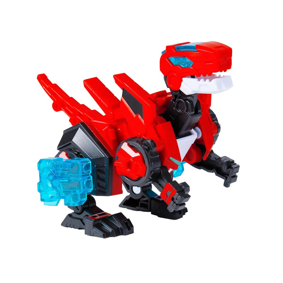 Динозавр-трансформер Раптор-Бот Dinoster EU580840-1 бокс для зберігання, червоний..3