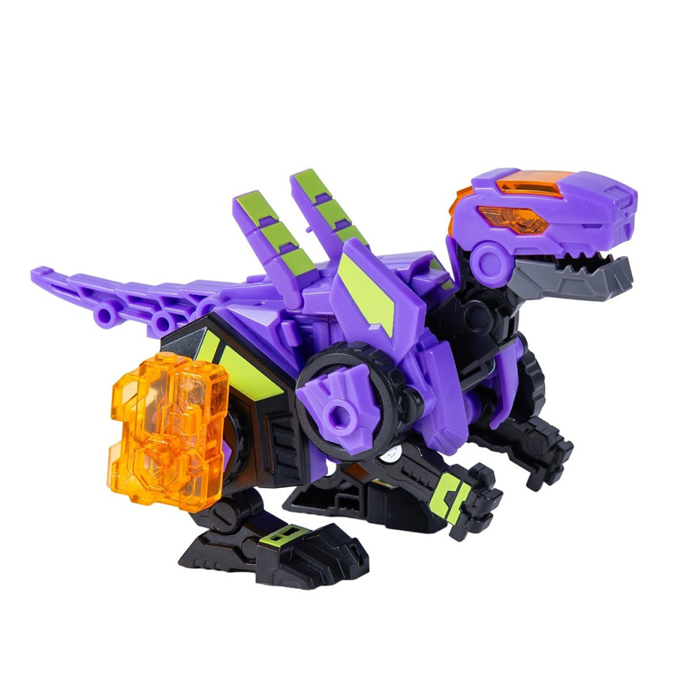 Динозавр-трансформер Раптор-Бот Dinoster EU580840-2 бокс для зберігання, фіолетовий..3