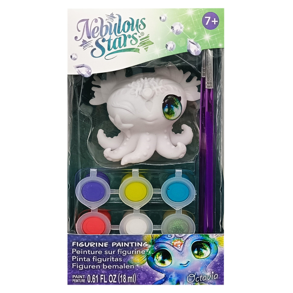 Дитячий набір творчості "Розфарбуй улюбленця Octavia" Nebulous Stars 11414-2..3