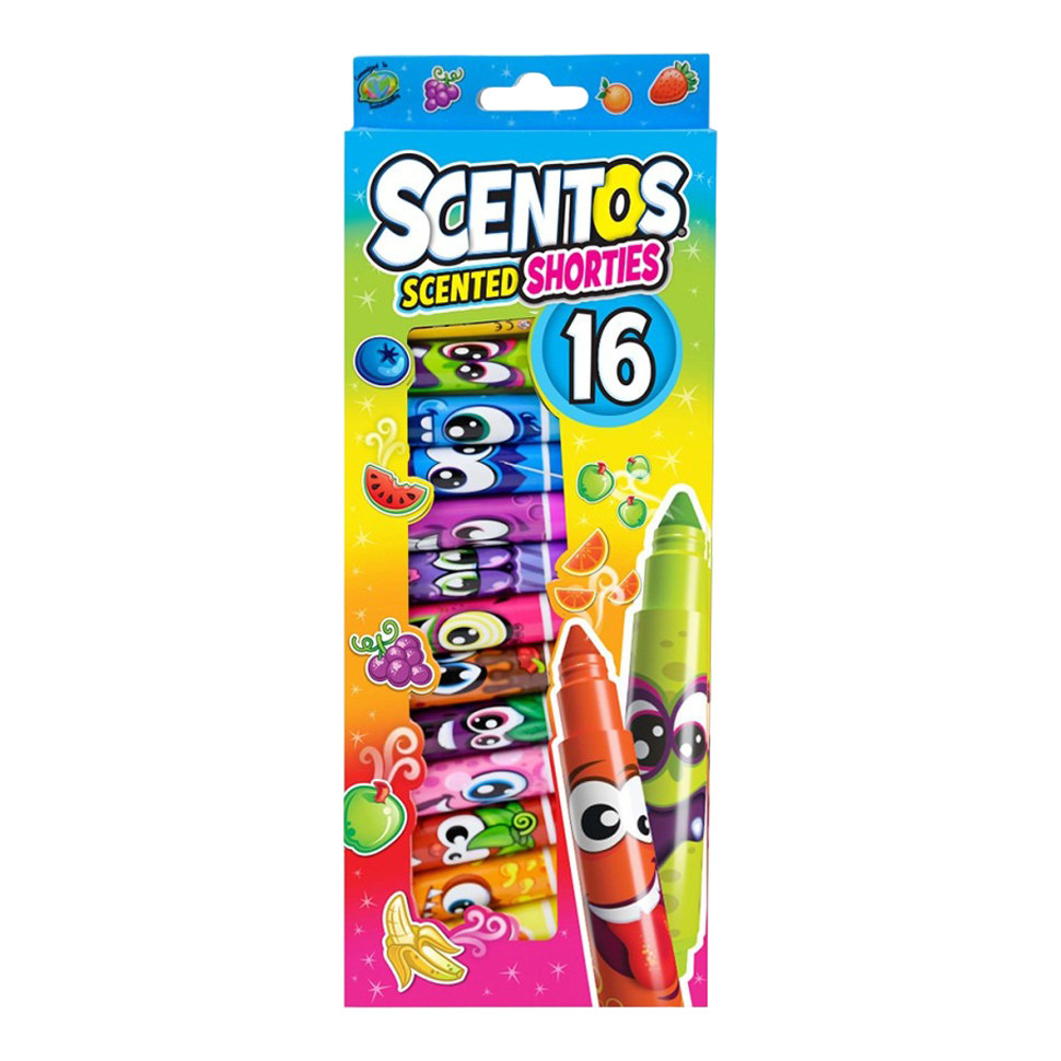Набір ароматичних мінімаркерів для малювання Яскраві аромати Scentos 16755, 16 кольорів..3