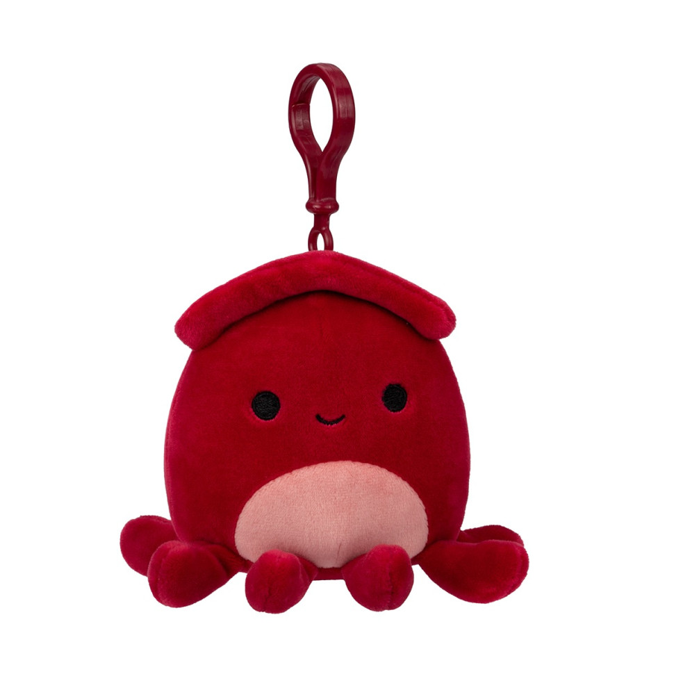 М'яка іграшка Кальмар Альтман Squishmallows SQCP00146 на кліпсі 9 см..3